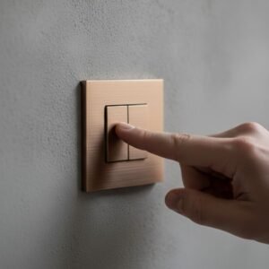 Mecanismo Interruptor Moderno Plata